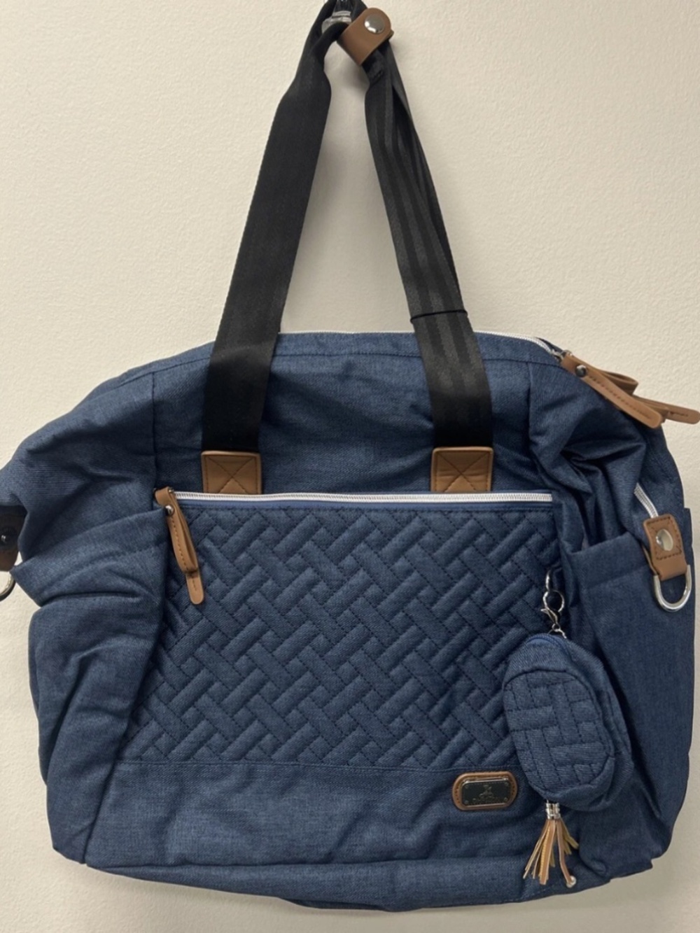DIKALSON BABY LARGE DIAPER BAG -LIKE NEW NAVY BLUE